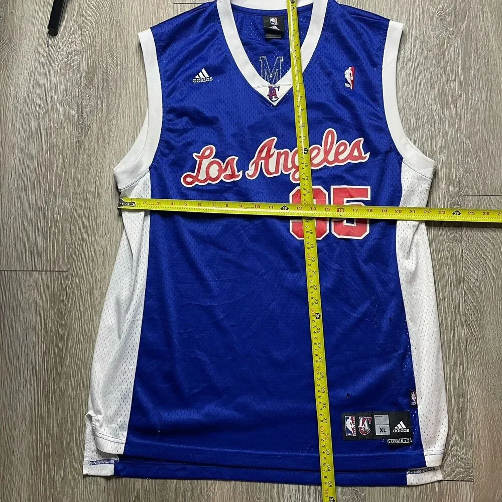 Rare Adidas NBA Los Angeles Clippers Chris Kaman Basketball Jersey XL Y2K